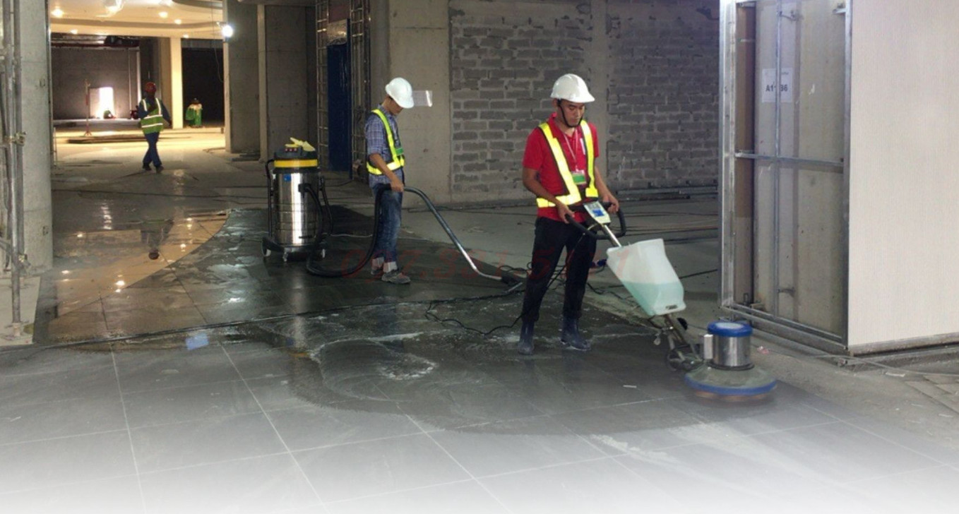 dịch vụ vệ sinh công nghiệp sau xây dựng