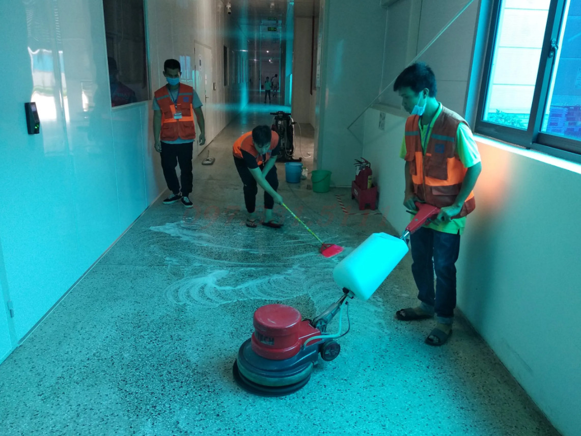 dịch vụ vệ sinh công nghiệp quận Tân Phú